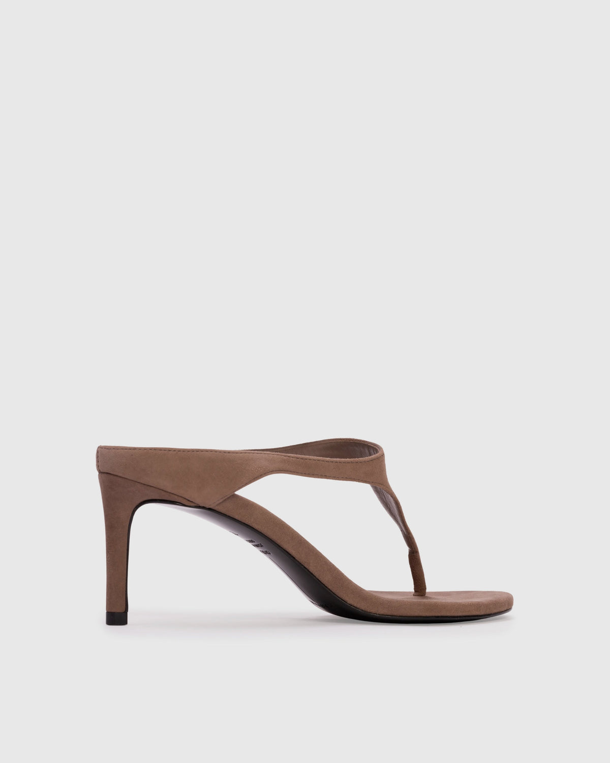 Laurel 65 Mule in Taupe Suede