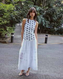 Rachel Dress in Optic White