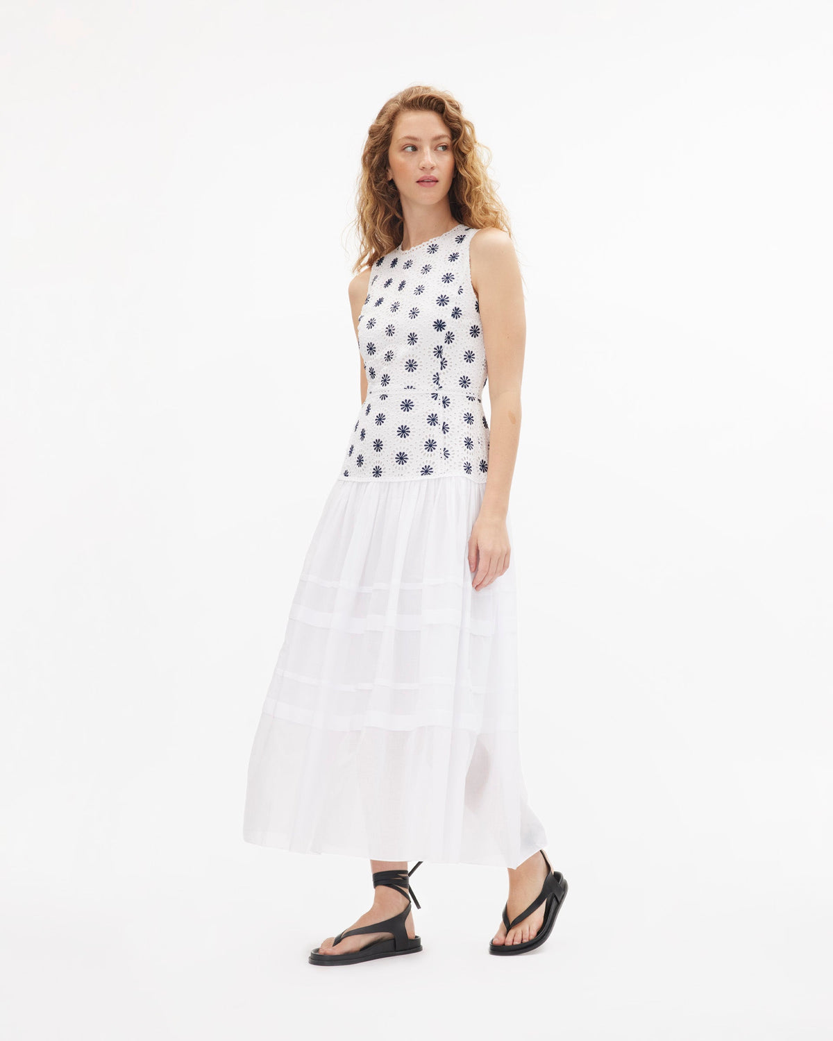 Rachel Dress in Optic White