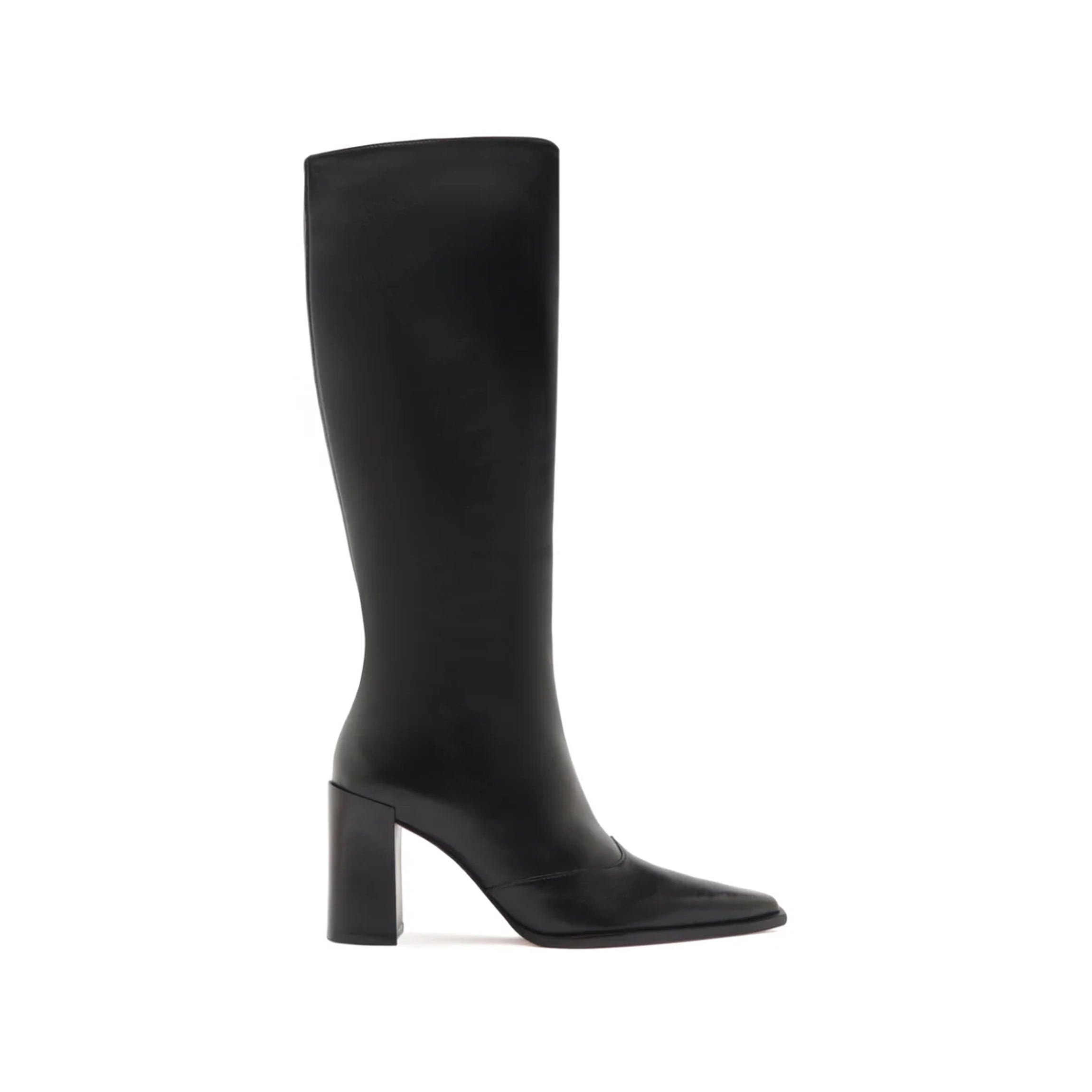 Raffaela Up Leather Boot in Black