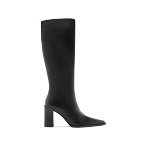 Raffaela Up Leather Boot in Black