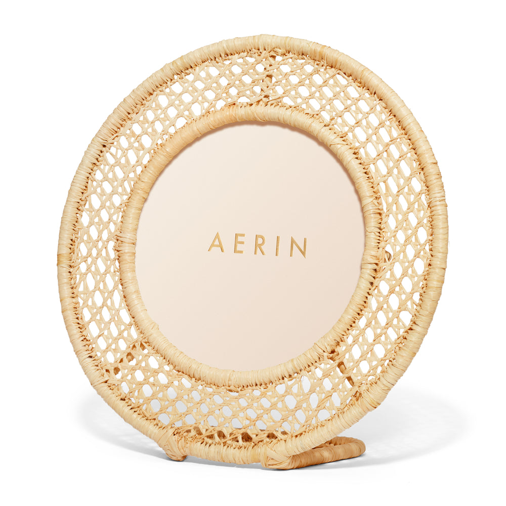 Raffia Round Frame