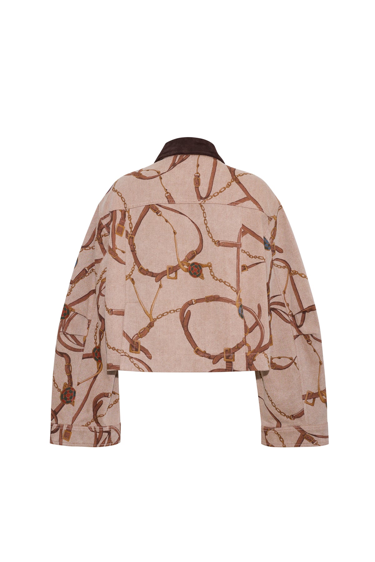 Ruben Jacket in Equestrian Scarf Ginger