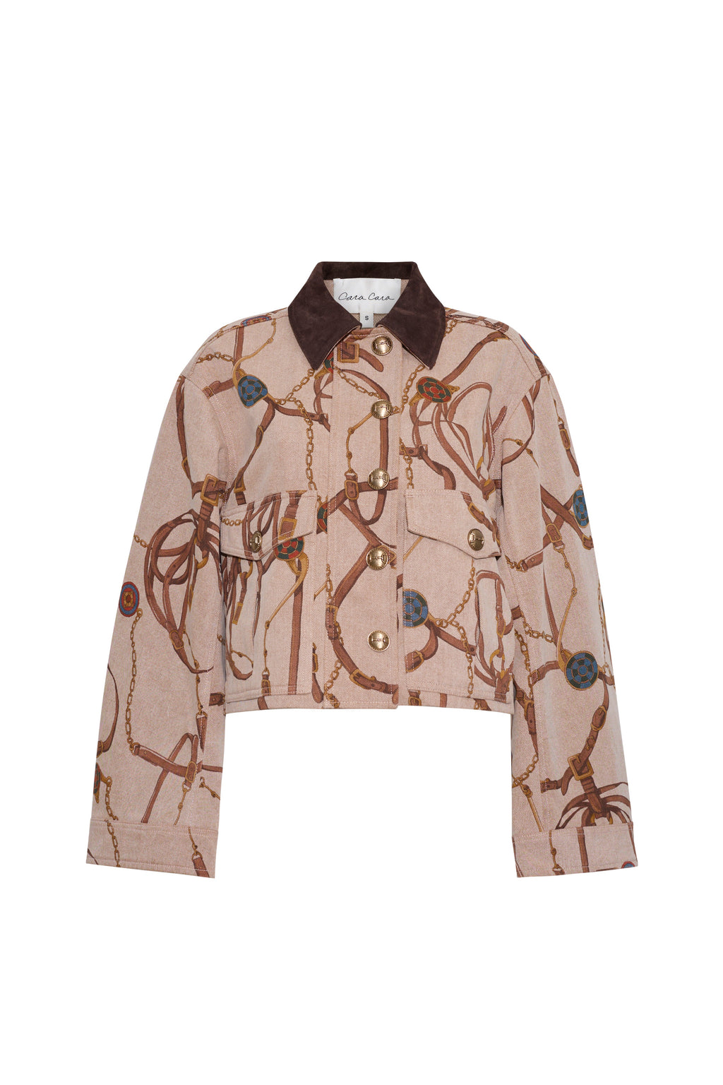 Ruben Jacket in Equestrian Scarf Ginger