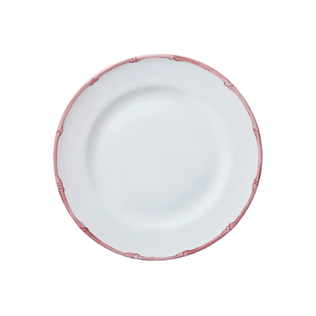 Ramatuelle Bamboo Dinner Plate in Rose
