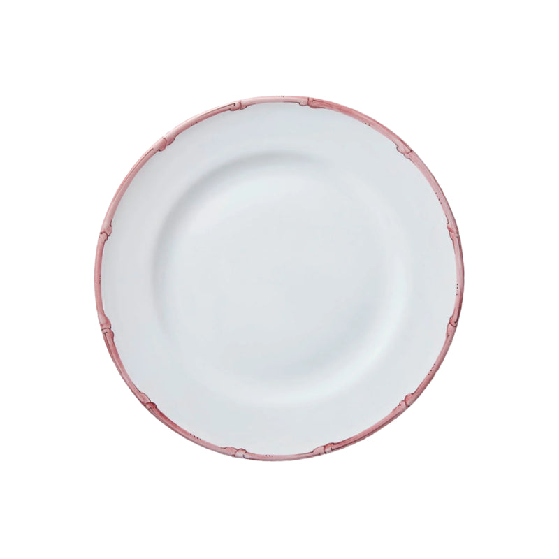 Ramatuelle Bamboo Dinner Plate in Rose