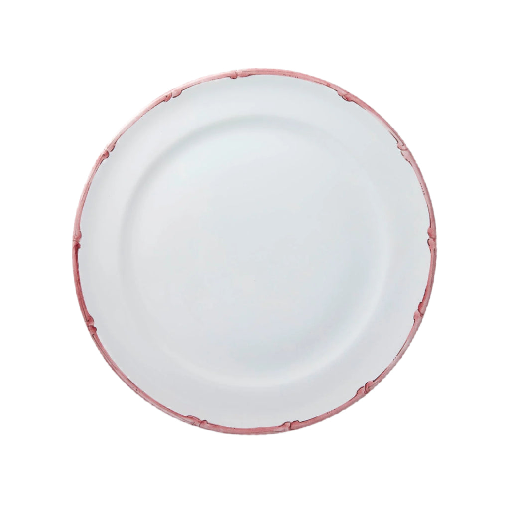 Ramatuelle Bamboo Large Dinner & Charger Plate in Rose