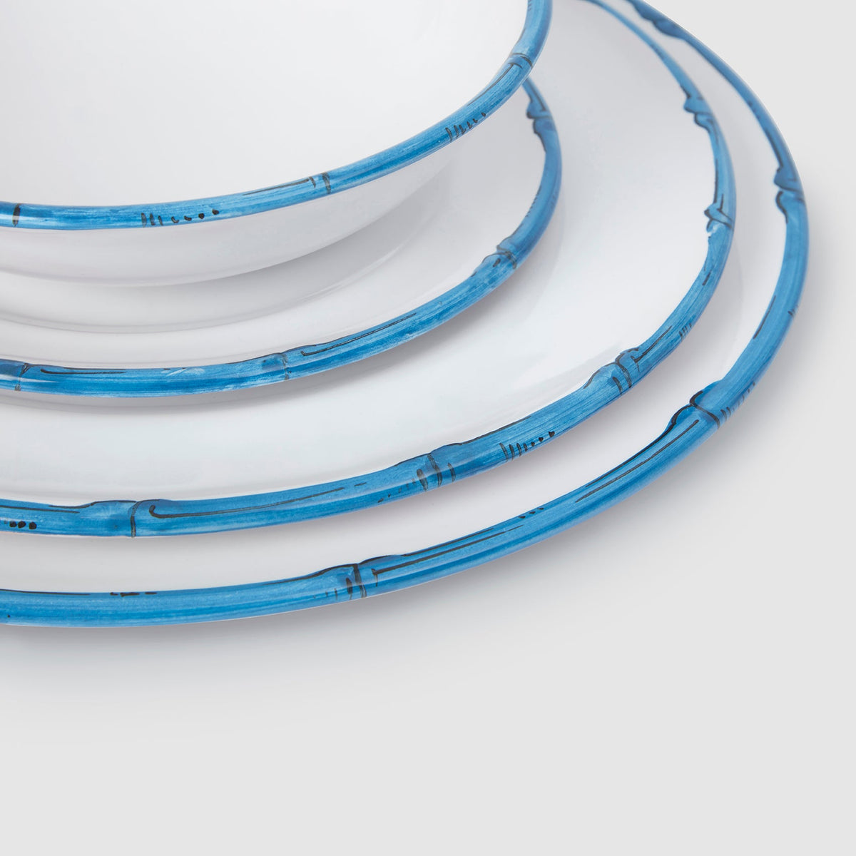 Ramatuelle Bamboo Bowl in Blue