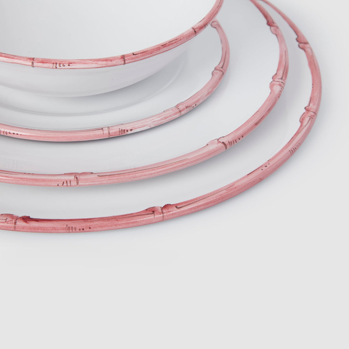 Ramatuelle Bamboo Side Plate in Rose