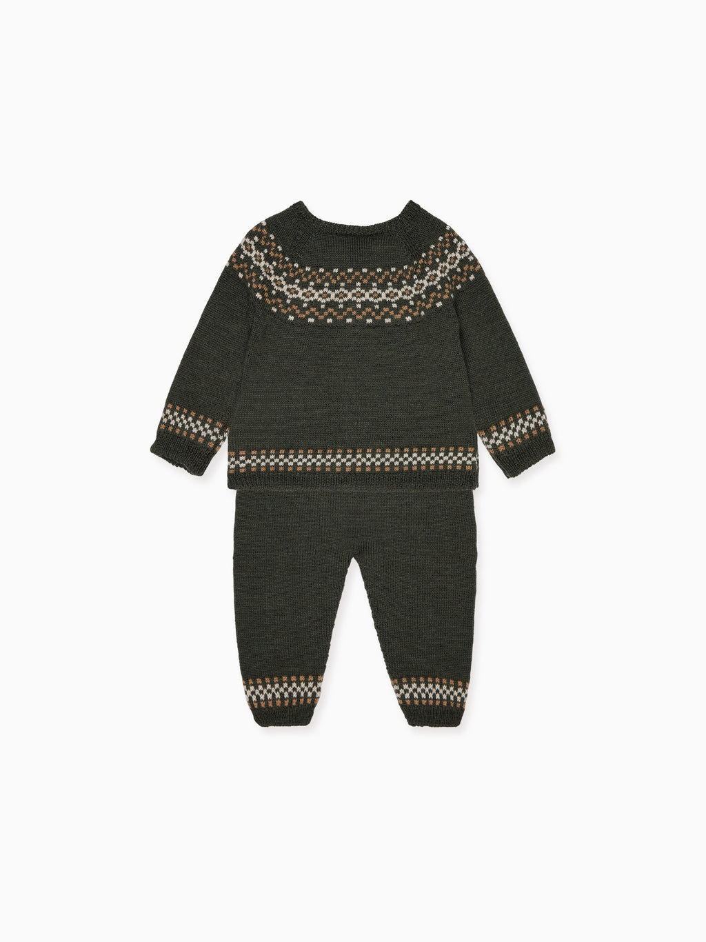 Ramiro Merino Fair Isle Baby Knitted Set