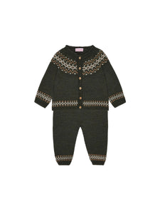 Ramiro Merino Fair Isle Baby Knitted Set