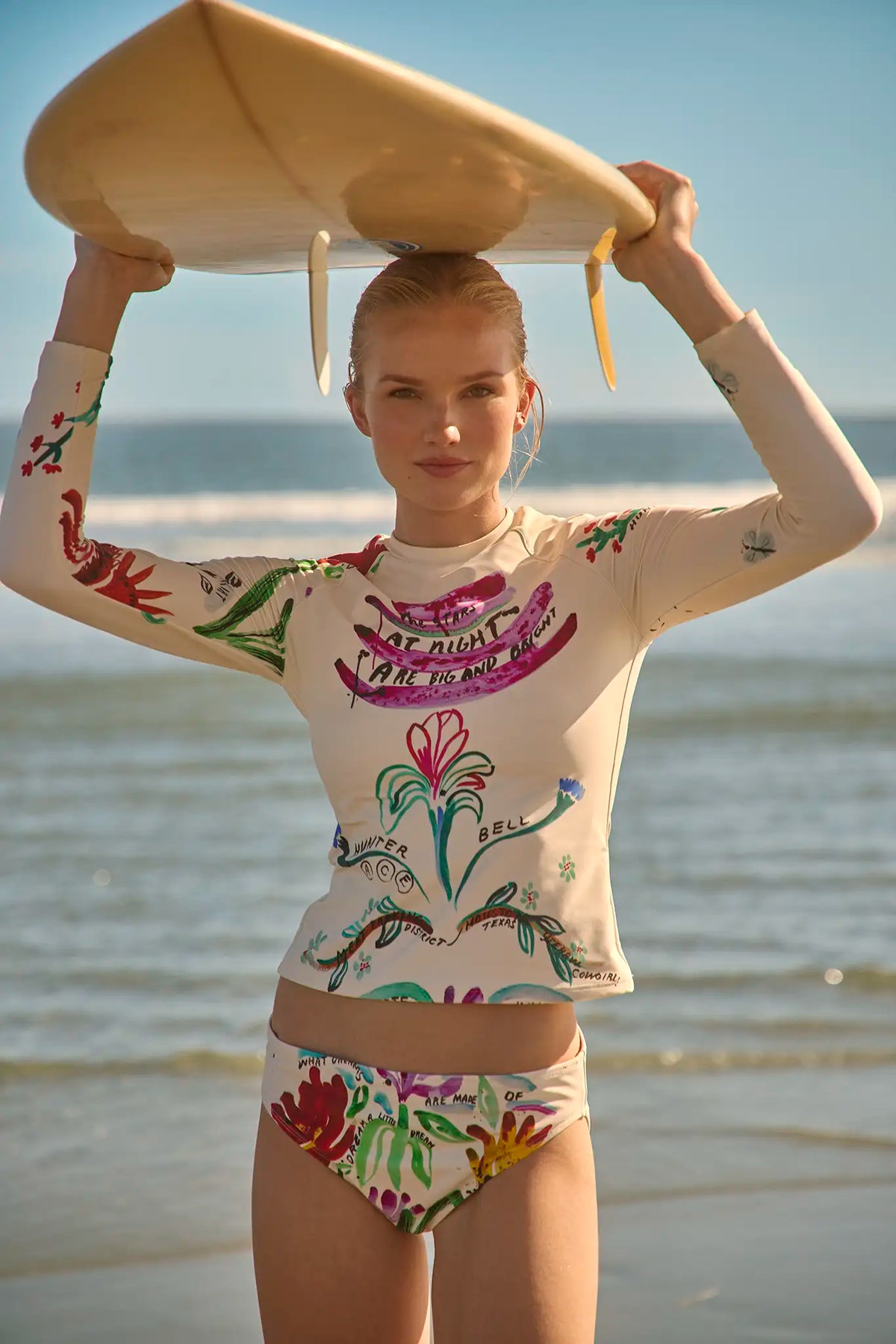 Rashguard Bottom in Anniversary Print