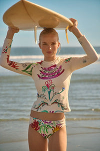 Rashguard Bottom in Anniversary Print