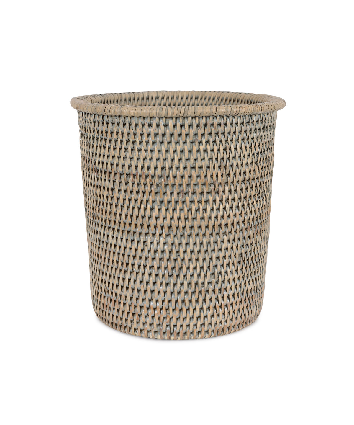 Rebecca Udall Rattan Waste Paper Bin, Taupe, Cut Out