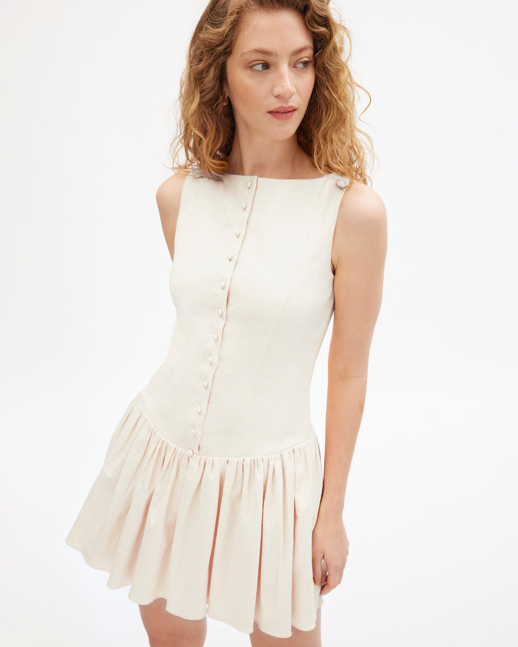 Rebecca Dress in Cream