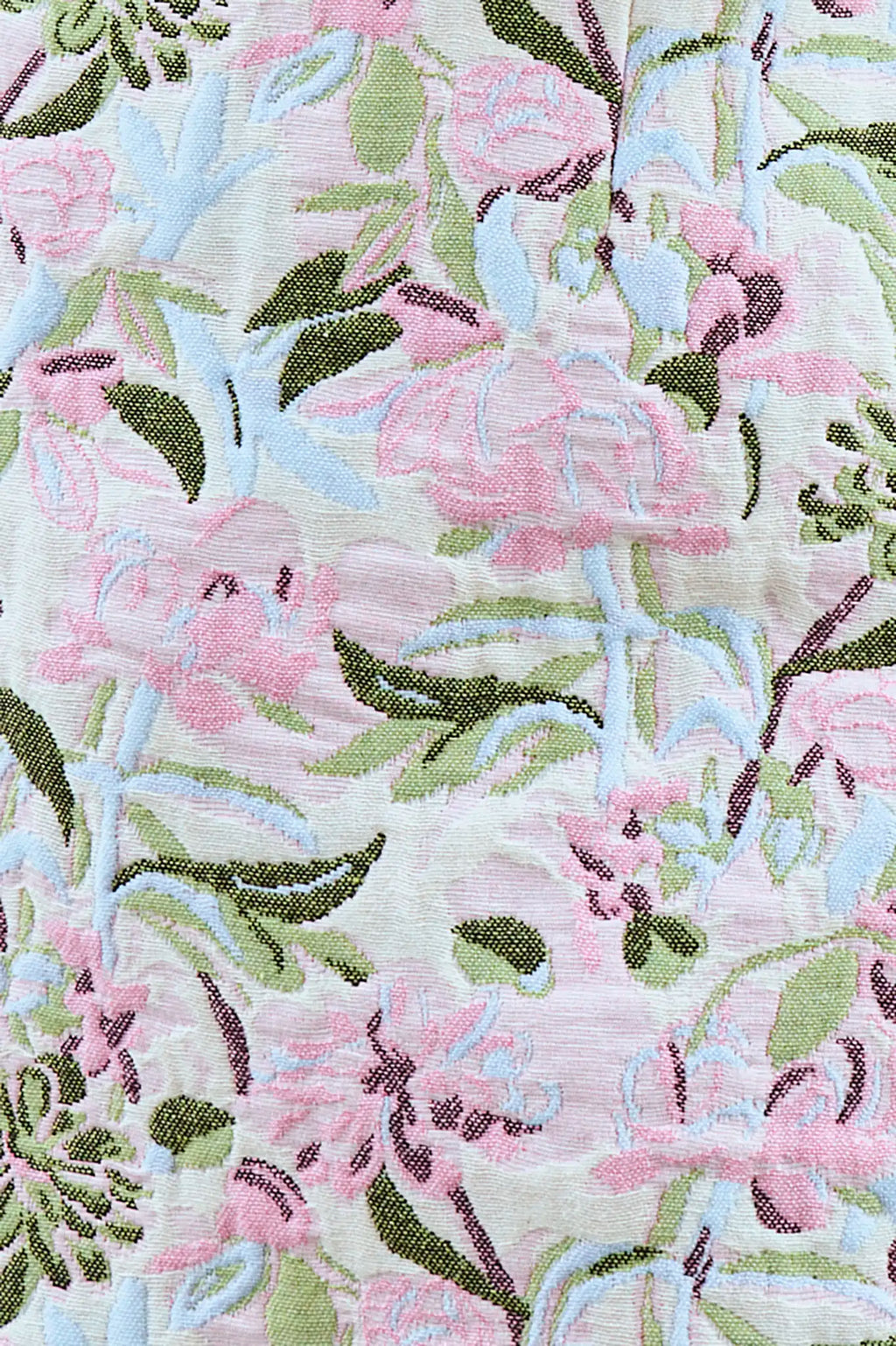 Close up of the Rebecca Top in Magnolia Grove Jacquard.