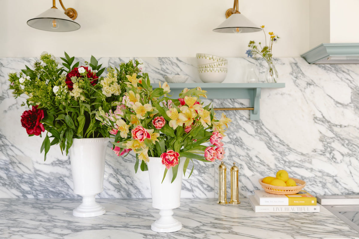Rebecca Udall Elouise Cereal Bowl with the Flora Ceramic Vase