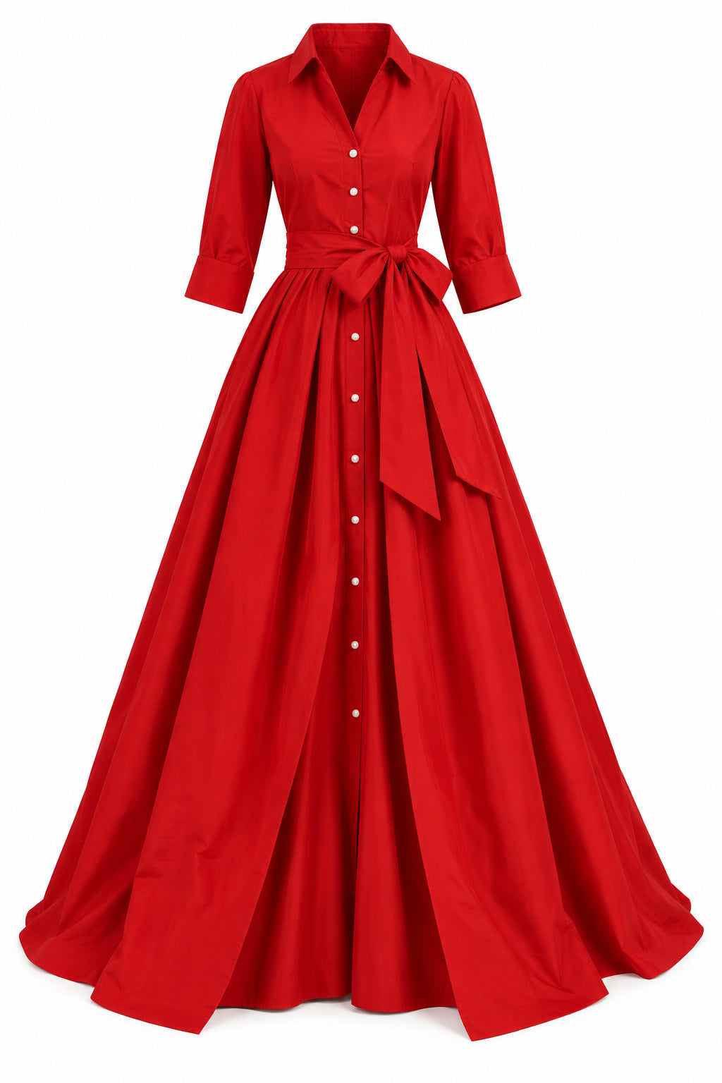 Effortlessly Elegant Gown in Red