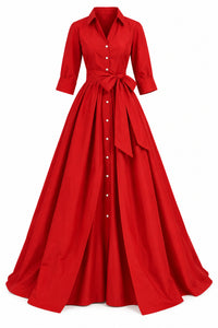Effortlessly Elegant Gown in Red