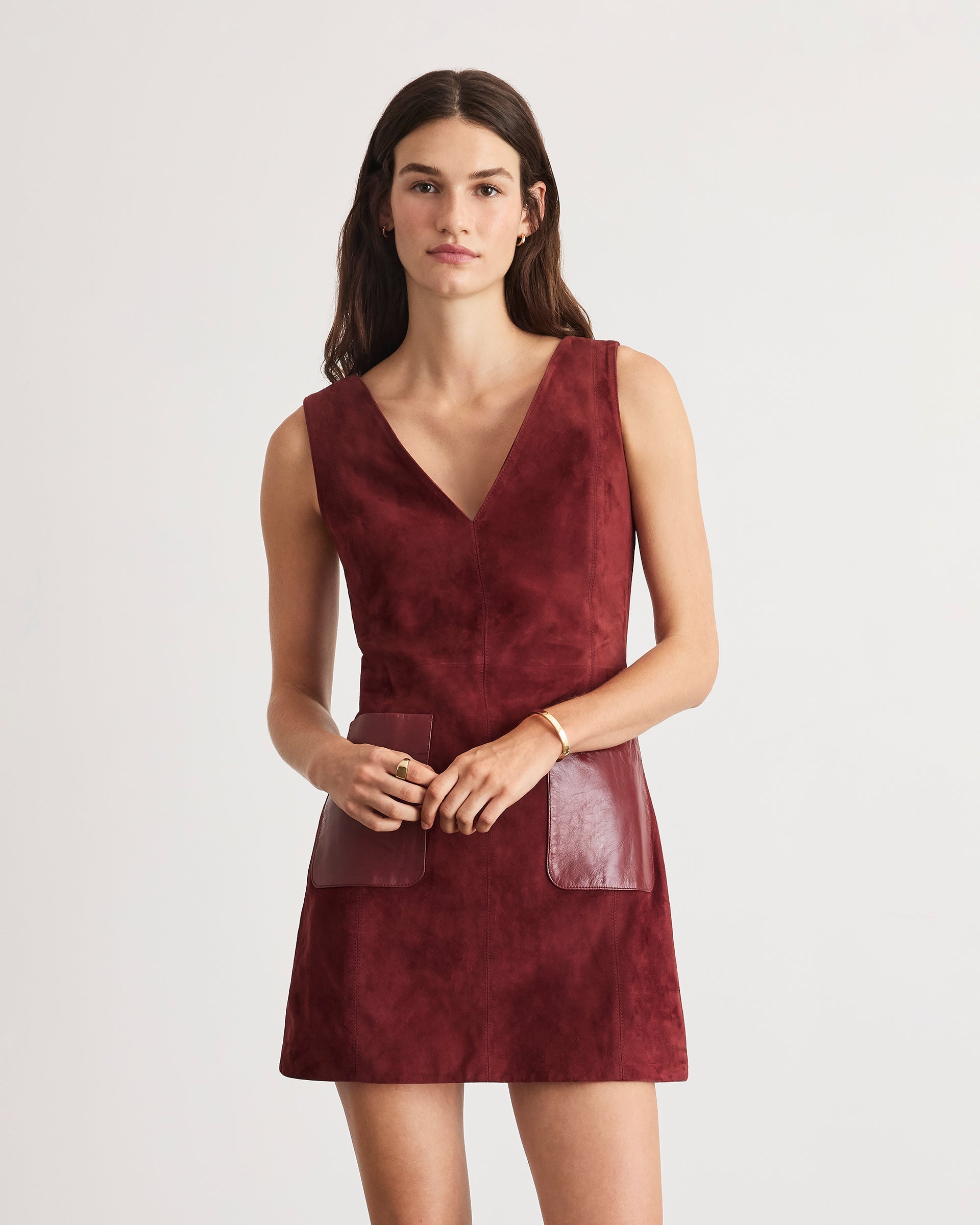 Reign Dress in Deep Redwood