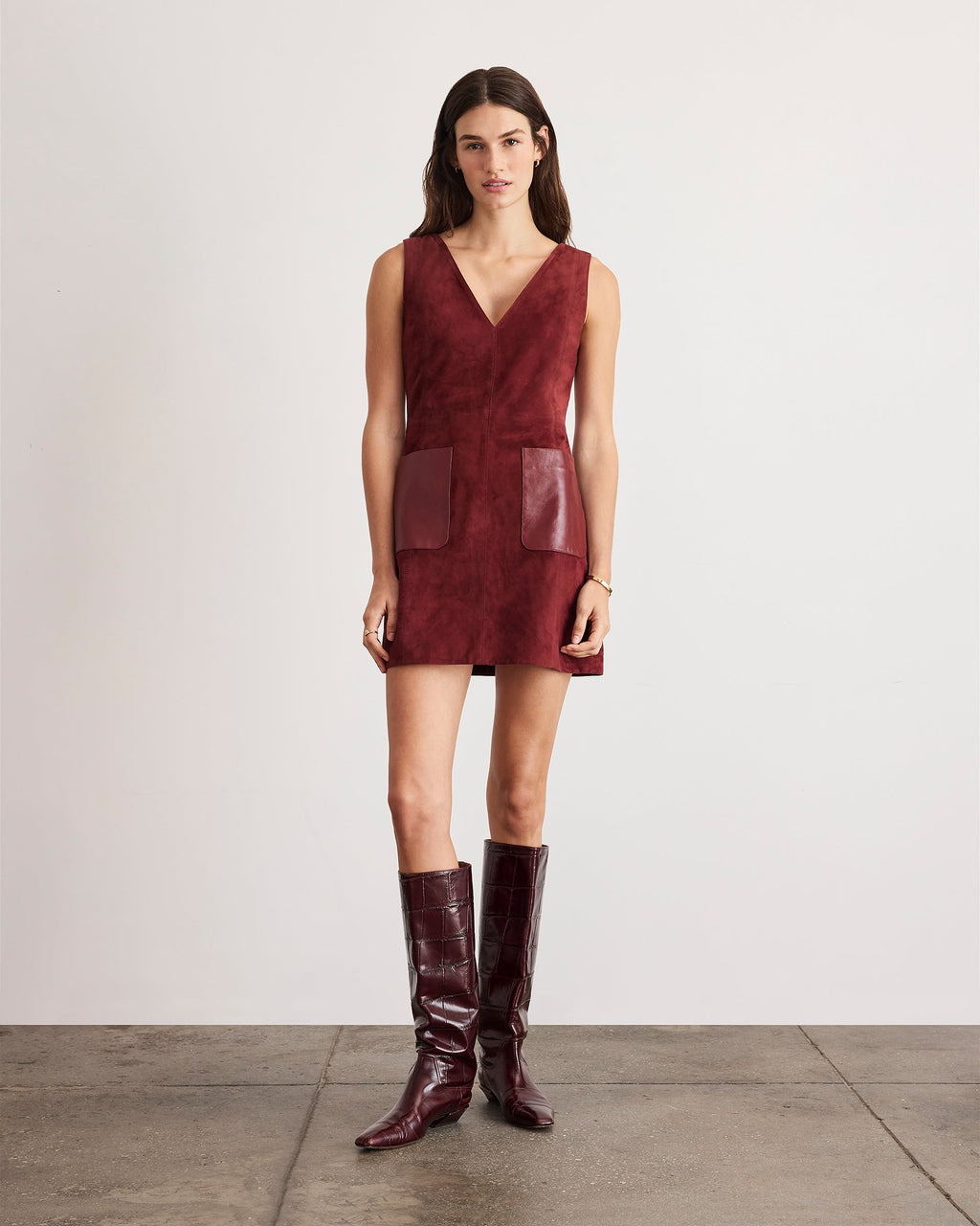 Reign Dress in Deep Redwood