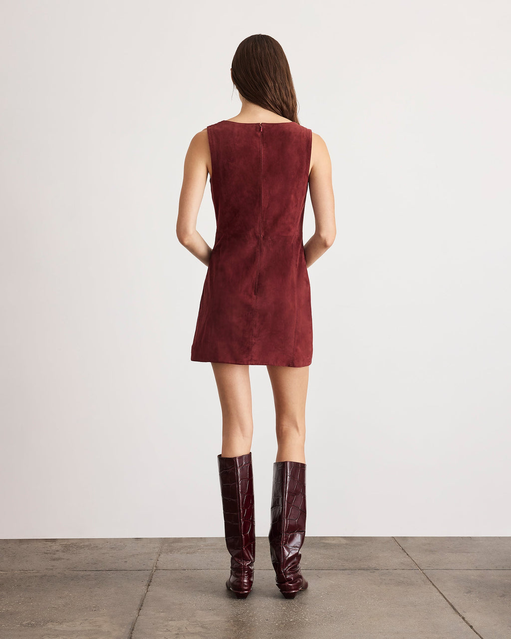 Reign Dress in Deep Redwood