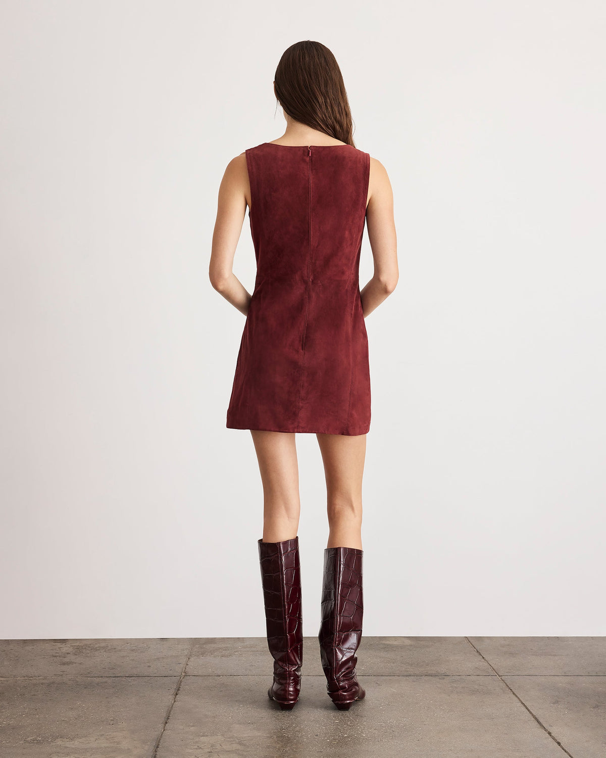 Reign Dress in Deep Redwood