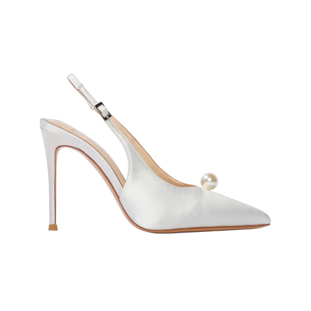 Reina 100 in White & Satin Pearl