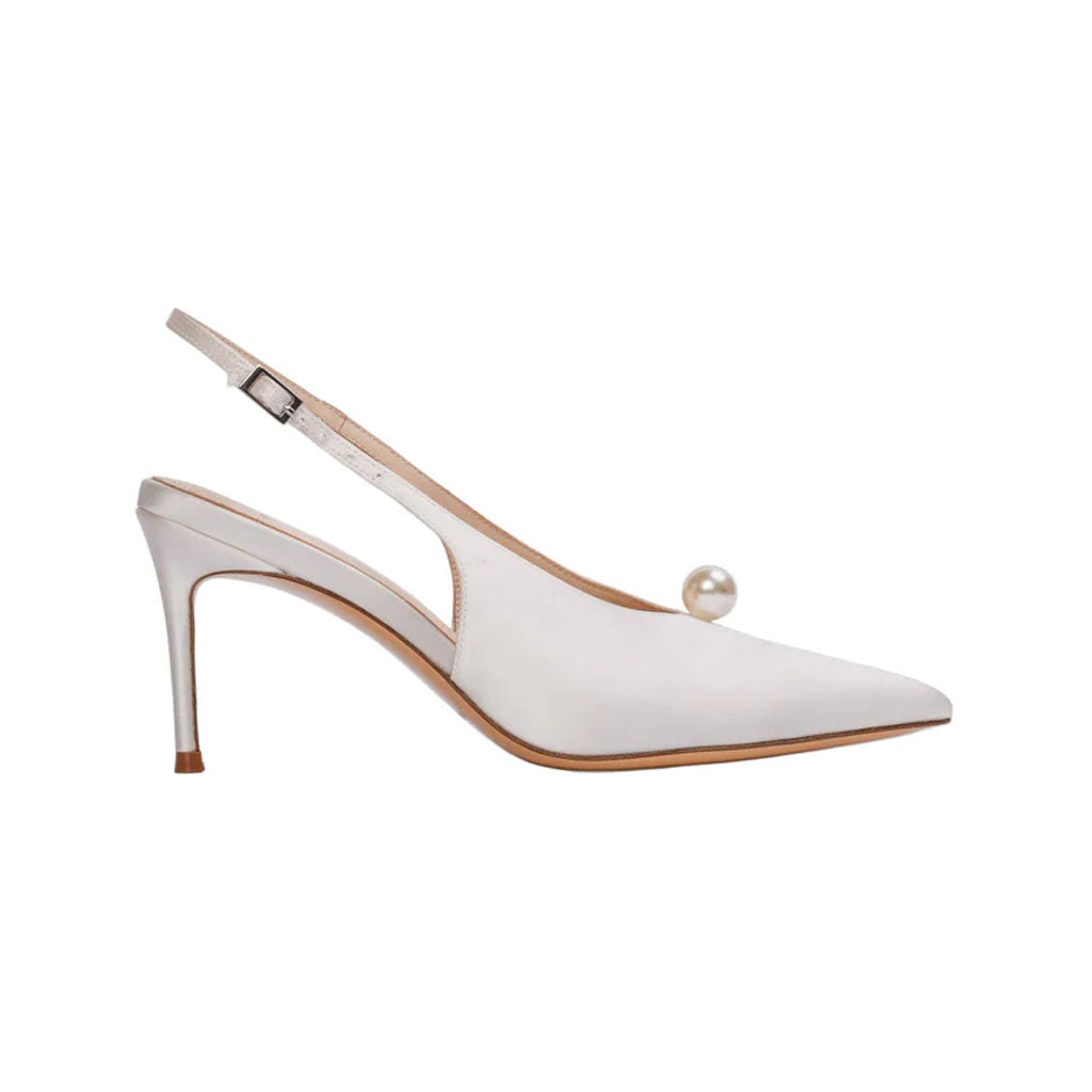Reina 80 in White & Satin Pearl