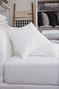 Gray Relaxed Percale Sham (Pair)