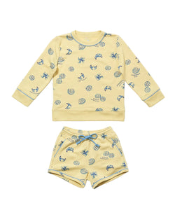 Remy Short Set in Butter Le Breakfast