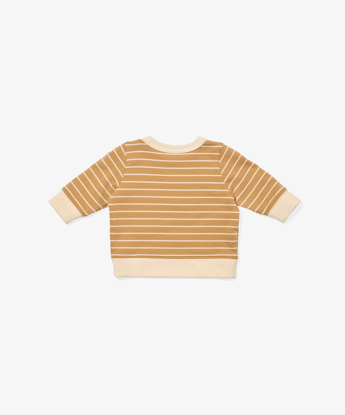 Remy Baby Sweatshirt in Camel French Stripe