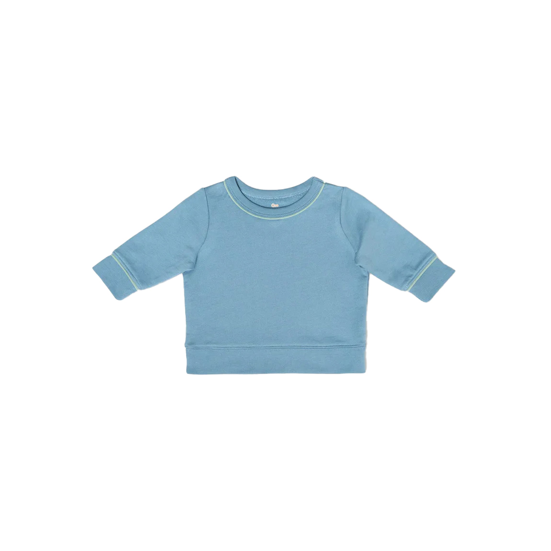 Remy Baby Sweatshirt in Dusty Blue