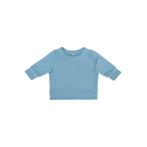 Remy Baby Sweatshirt in Dusty Blue