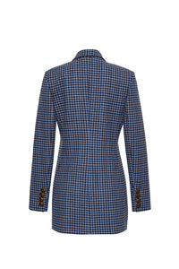 Remy Blazer in Edmound Plaid Blue