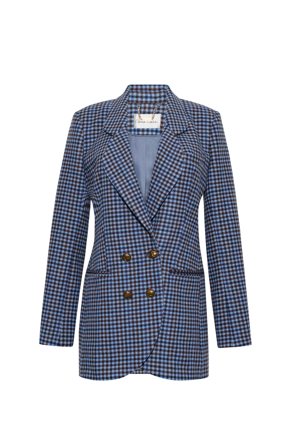 Remy Blazer in Edmound Plaid Blue