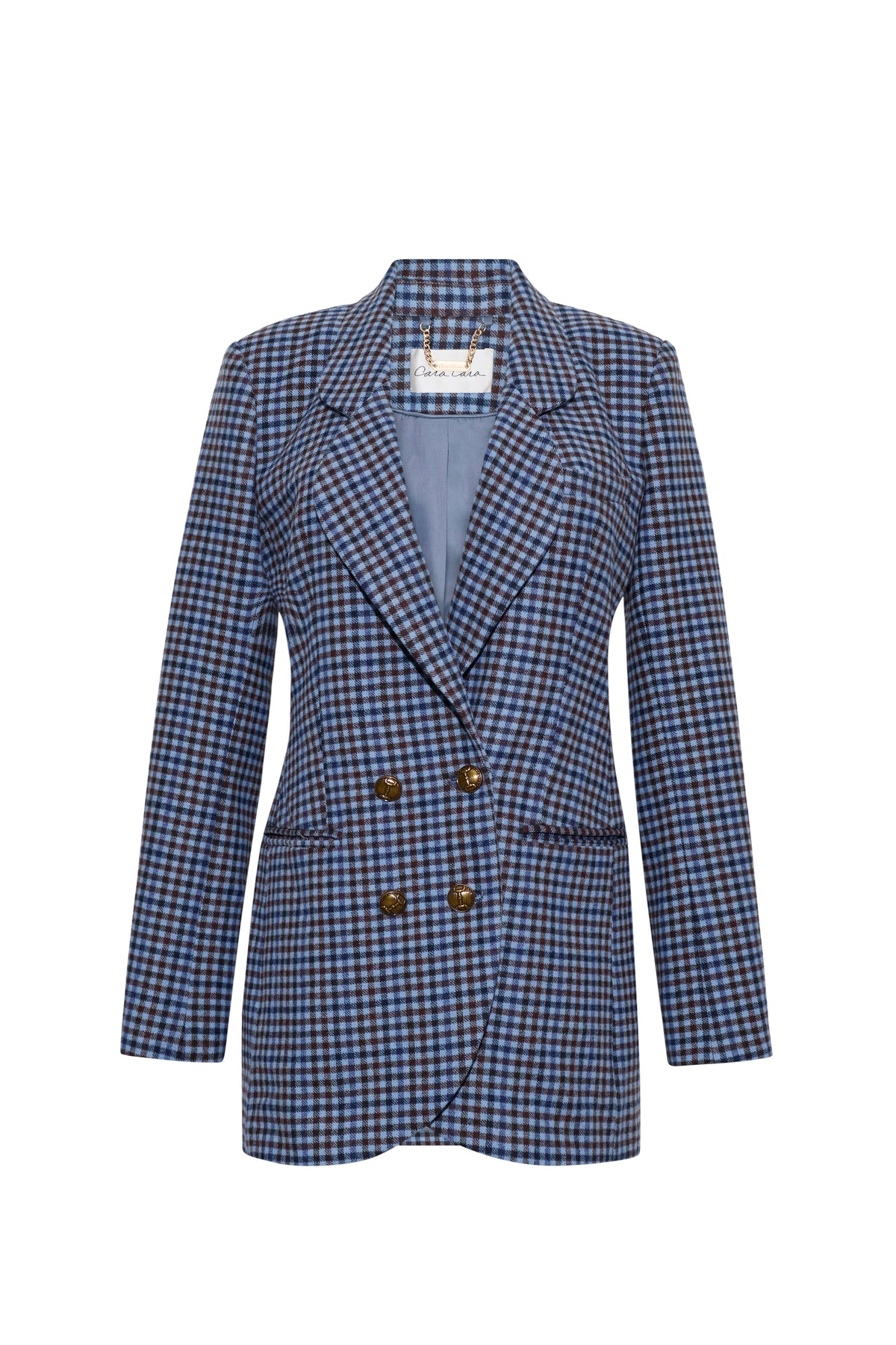 Remy Blazer in Edmound Plaid Blue