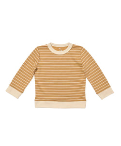 Remy Sweatshirt in Camel French Stripe