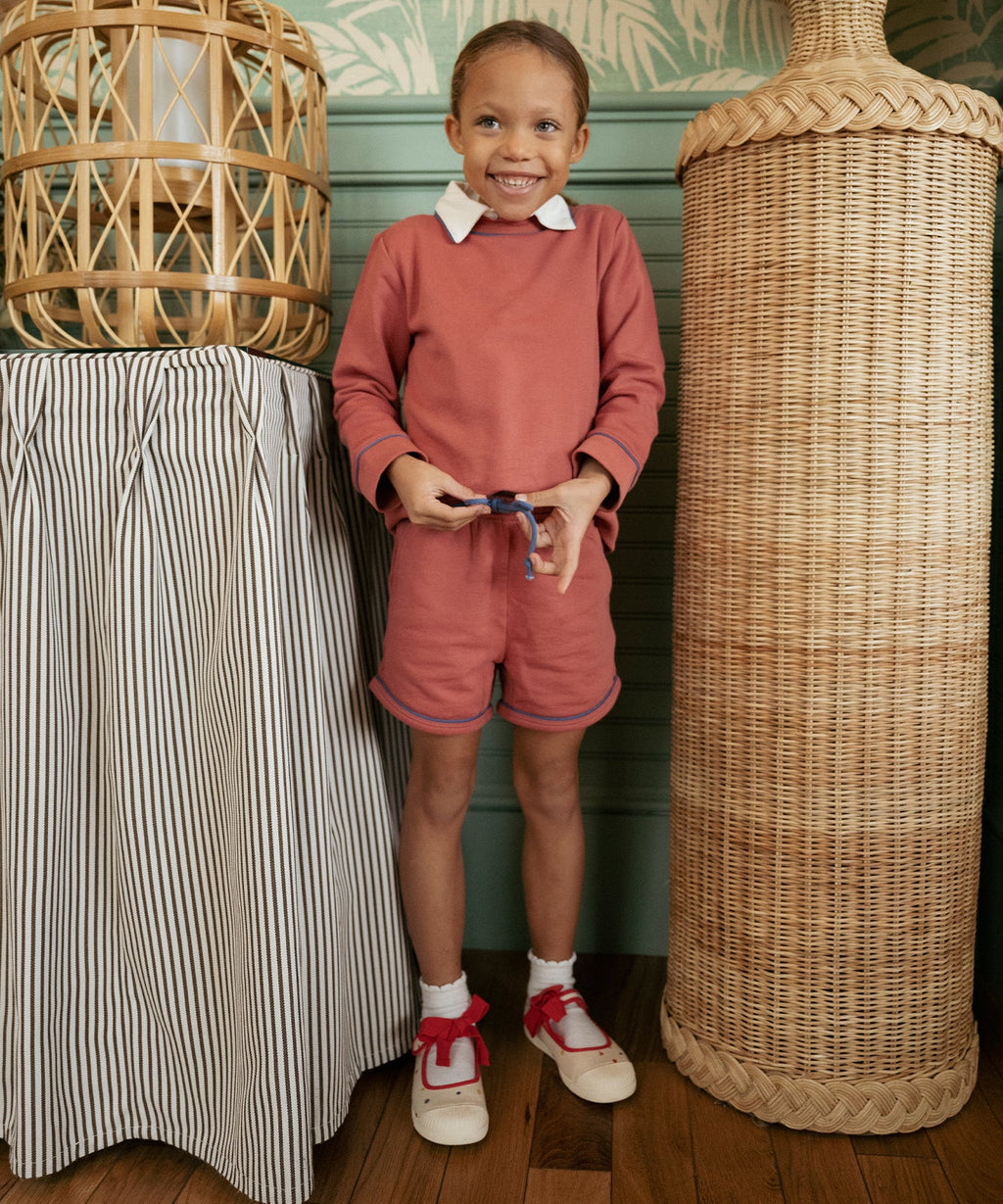 Remy Sweatshirt in Nautical Red