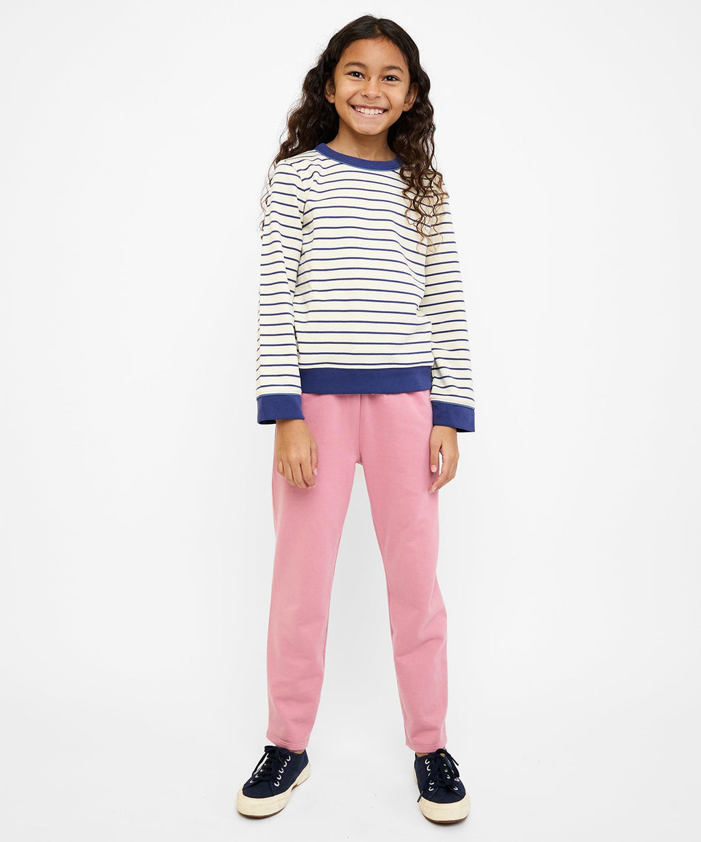 Remy Sweatshirt in Navy French Stripe