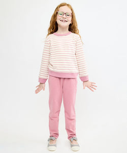 Remy Sweatshirt in Rose French Stripe