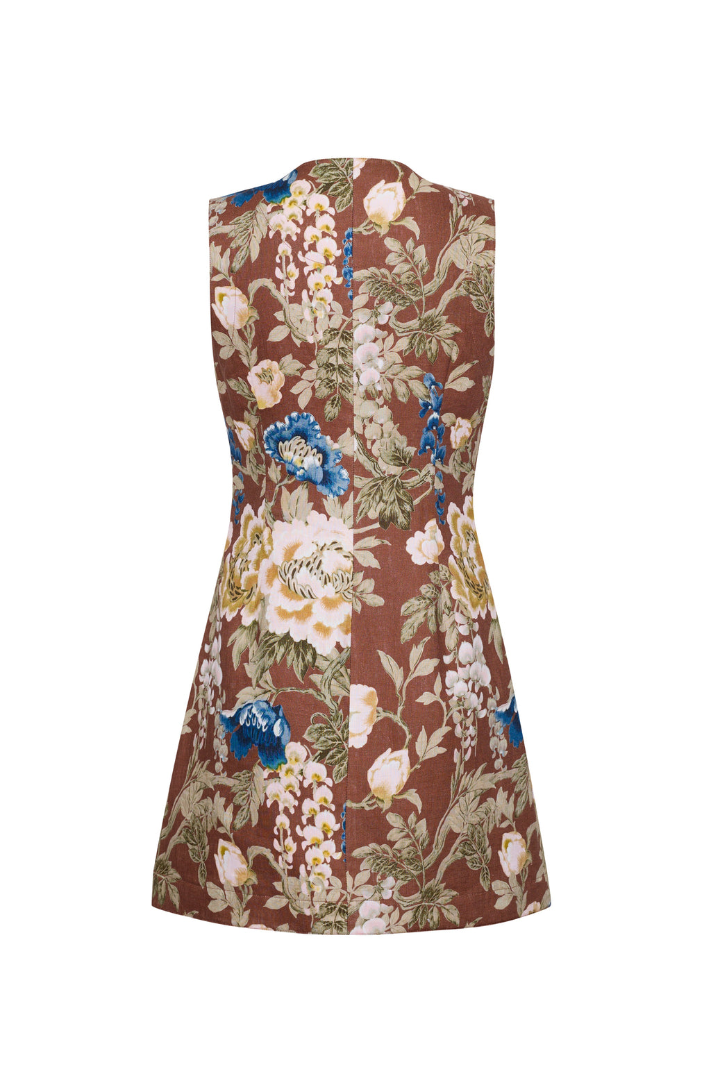 Rhapsody Dress in Flora Meadow Brown