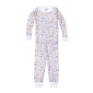 Joy Street Kids Rhode Island print children's pajamas, multi