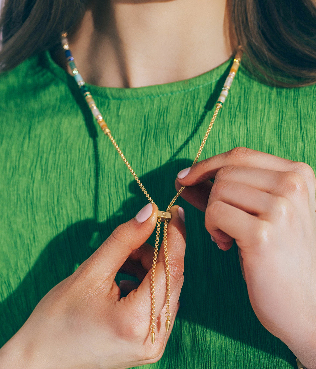 Rhodes Slider Necklace - Loren Hope
