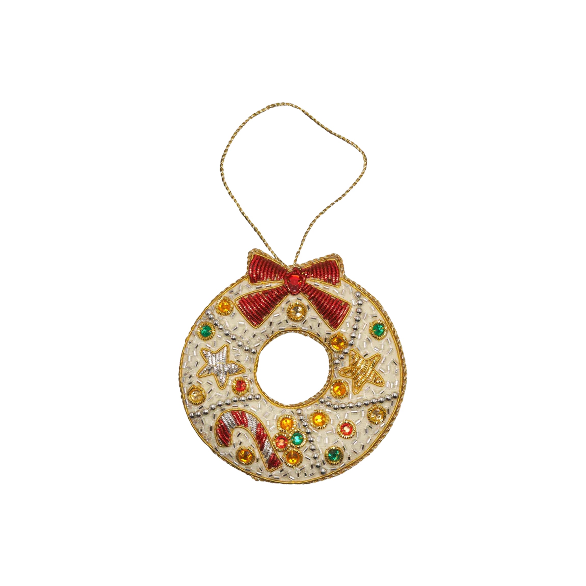 Ribbon Wreath Ornament