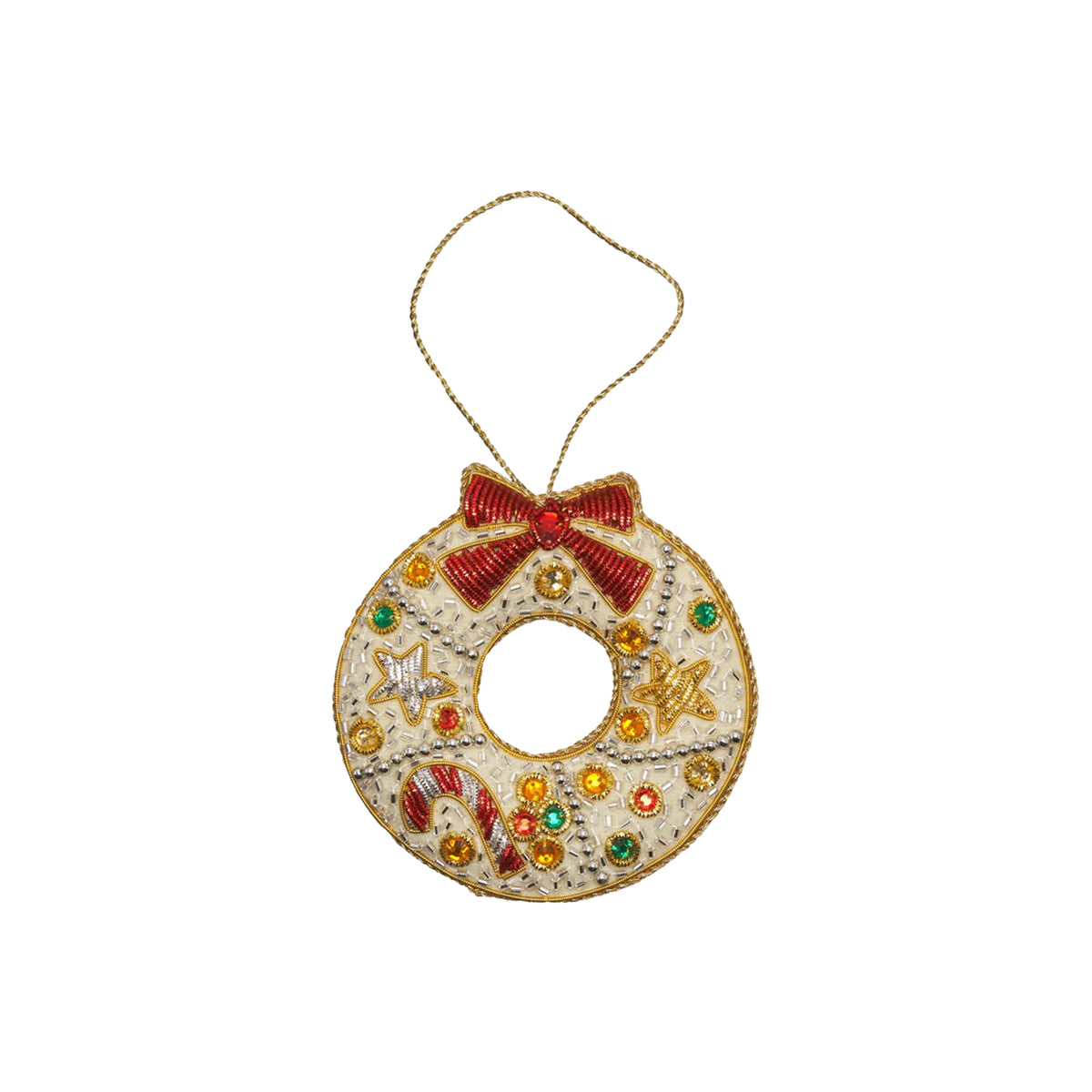 Ribbon Wreath Ornament