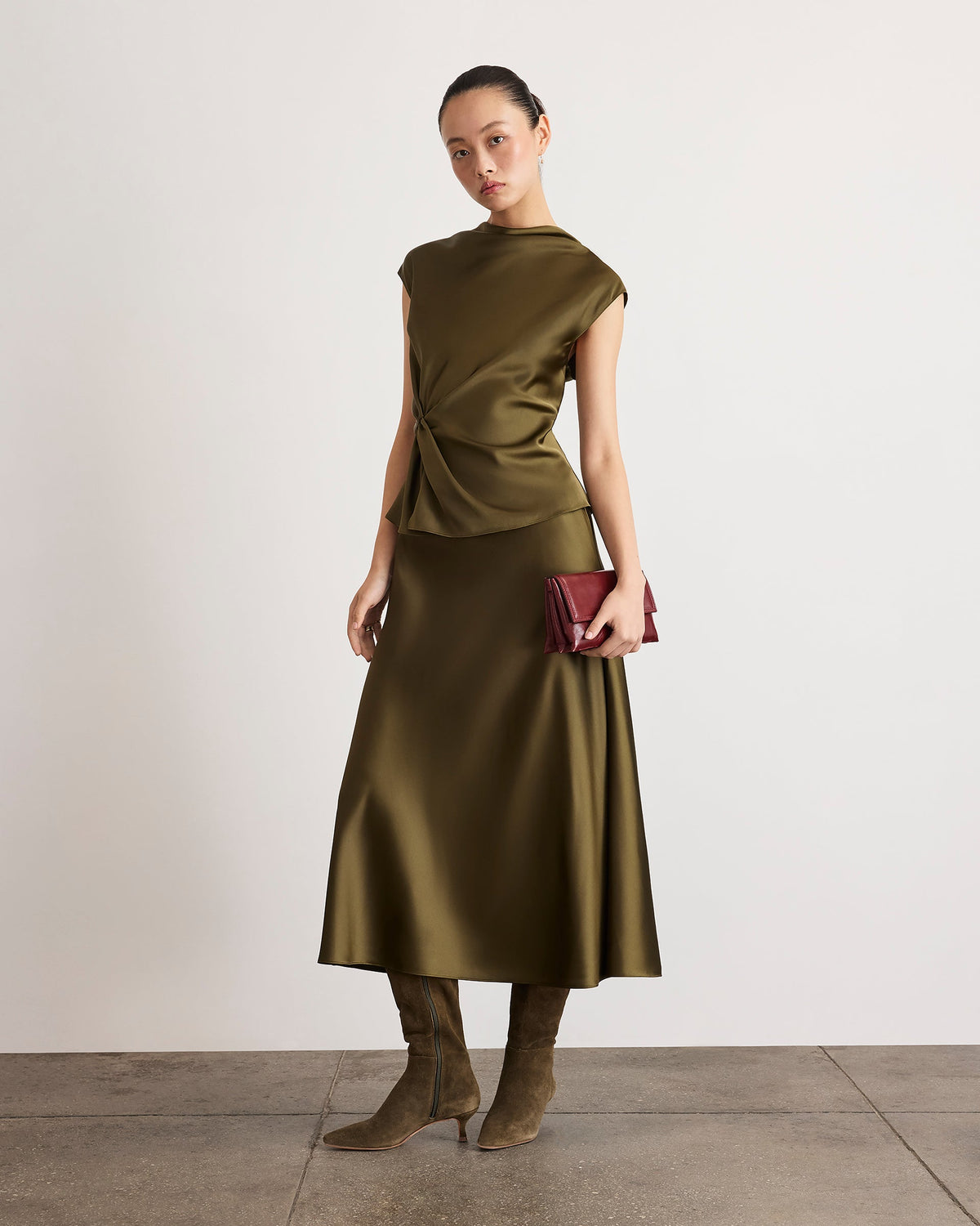 Beth Skirt in Fern
