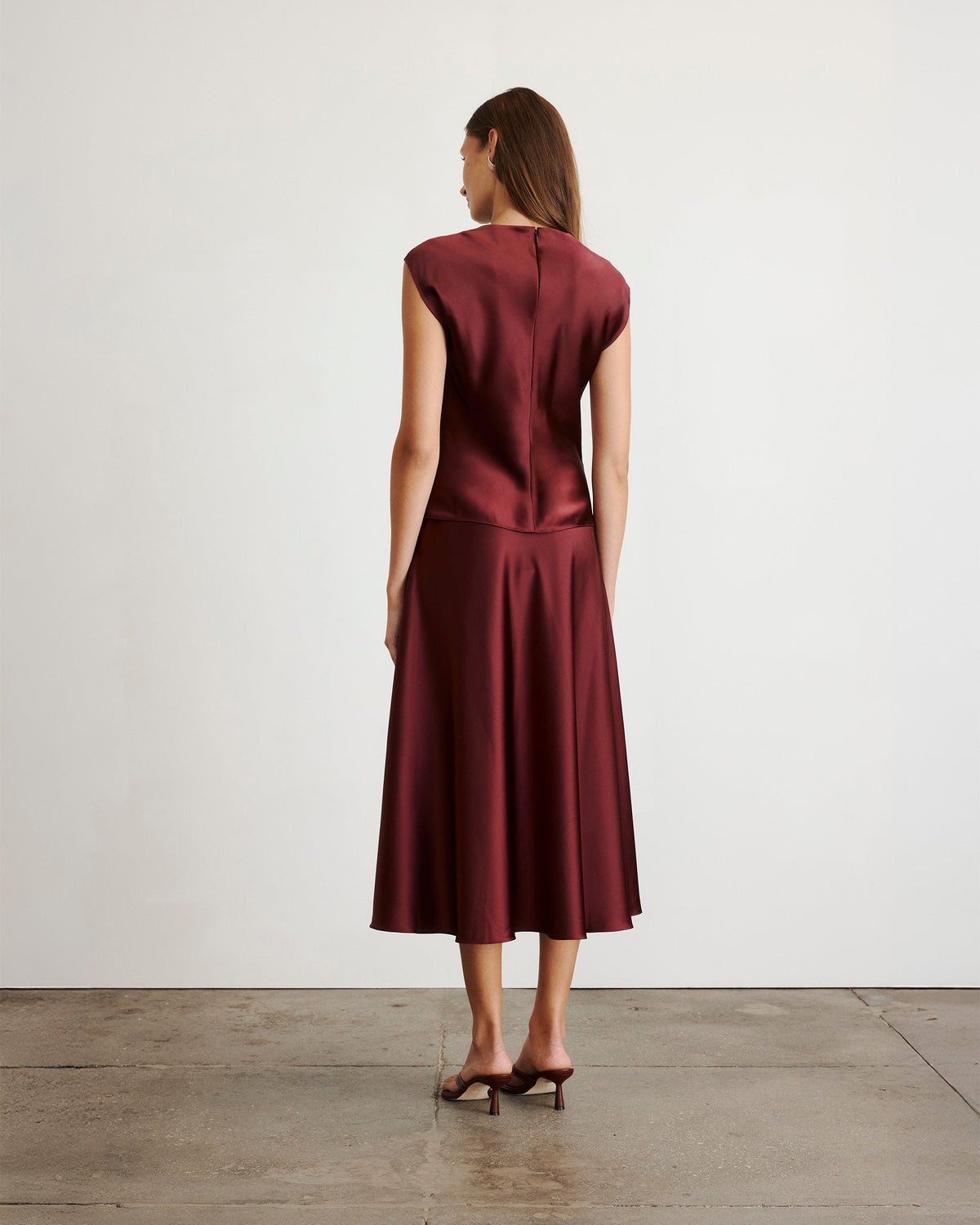 Beth Skirt in Mahogany