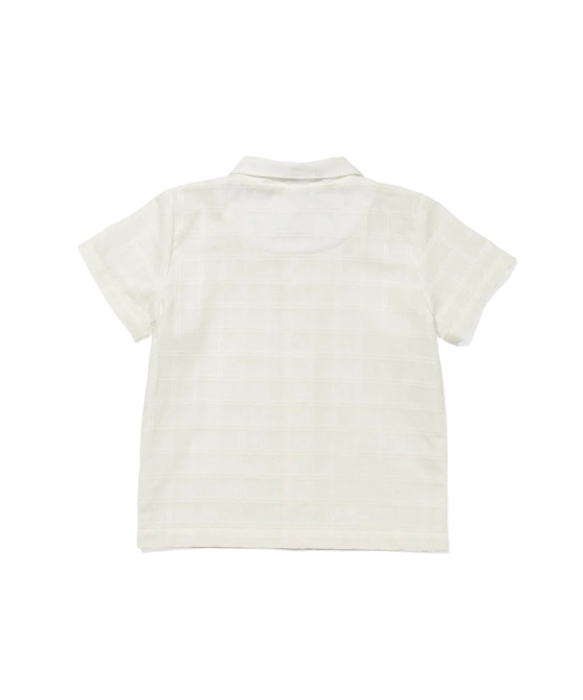 Robinson Shirt, Cream Windowpane