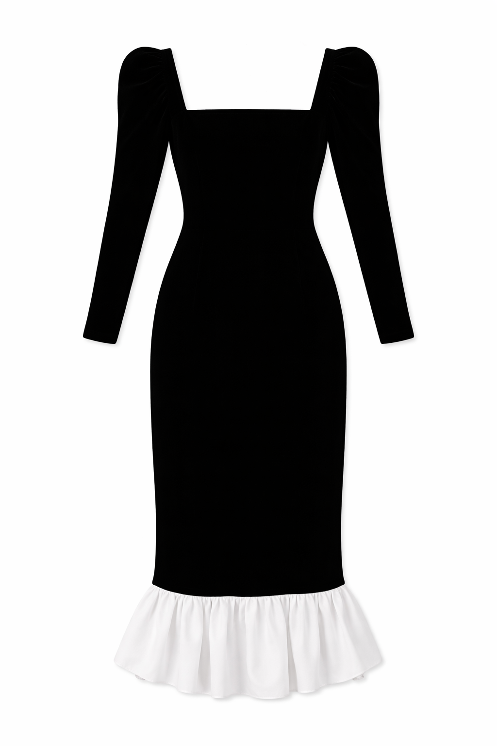 Rosalinda Dress in Black Velvet